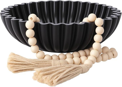 Decorative Bowl With Beads for Home Decor by SimpleLivingJoyfulHeart