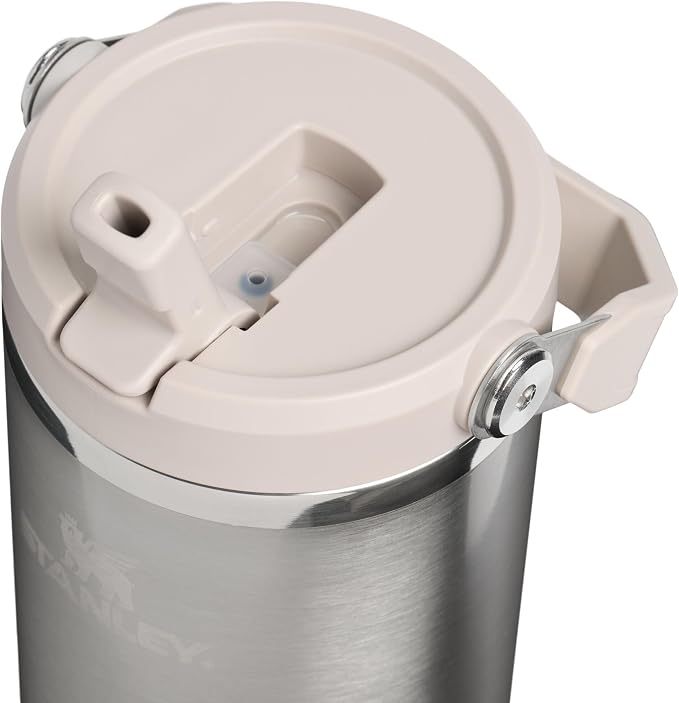 STANLEY IceFlow 2.0 Flip Straw Tumbler, 30 oz, Stainless Steel Ash | Easy Carry - Image 2