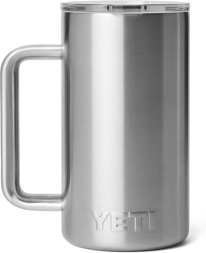 YETI Rambler 24 oz Ceramic Lined Stackable Mug 2.0, Vacuum Insulated, Stainless - Image 3