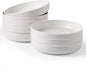 famiware Milkyway 33 oz Pasta Bowls Set of 8, Scratch-Resistant Stoneware Salad by Famiware