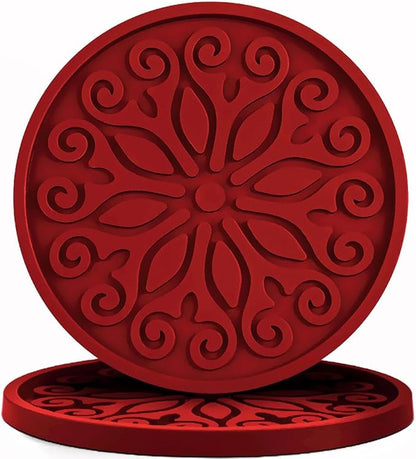 Silicone Coasters for Drinks, Resistant Reusable Drink Coasters-Great Gift for by Unknown