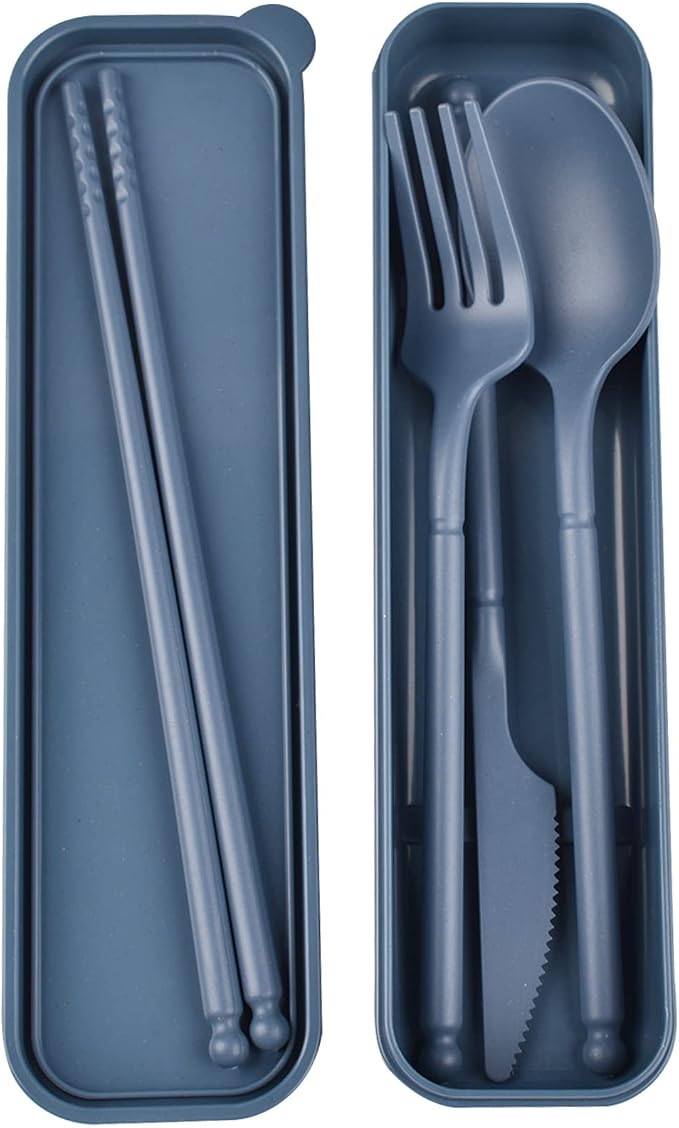 Travel Utensils, Reusable Utensils Set by CUNTAUK