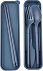 Travel Utensils, Reusable Utensils Set by CUNTAUK