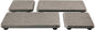 Water Absorbent Stone Tray for Sink, Quick-Drying Diatomite Soap Dish, Modern Home Kitchen & Bathroom, 2pcs 3.15 x 3.15in + 2pcs 6.3 x 3.15in, Grey