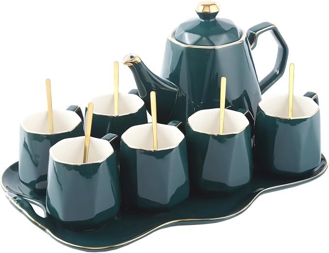 DUJUST 14 pcs Tea Set of 6 by DUJUST