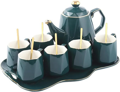 DUJUST 14 pcs Tea Set of 6 by DUJUST