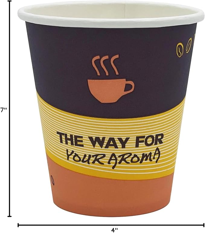 PAMI Disposable Paper Coffee Cups 10 oz, Single-Use, Leak Resistant, 1000 Ct - Image 7