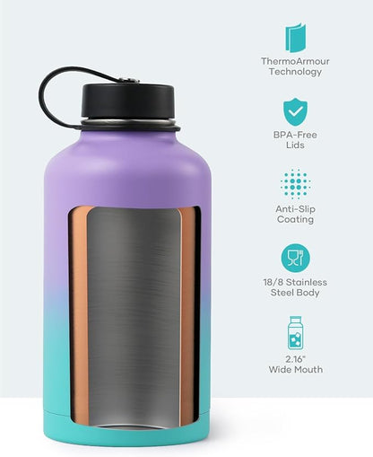 BUZIO 64 oz Insulated Stainless Steel Water Bottle - Image 4