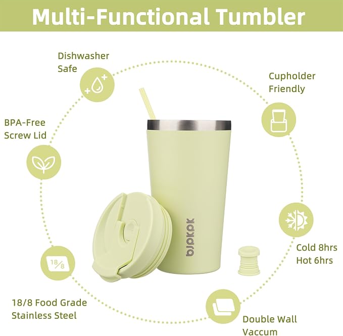 BJPKPK 18 oz Coffee Tumbler - Image 3