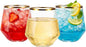 40 Pack 12 oz Disposable Plastic Wine Glasses by Oojami