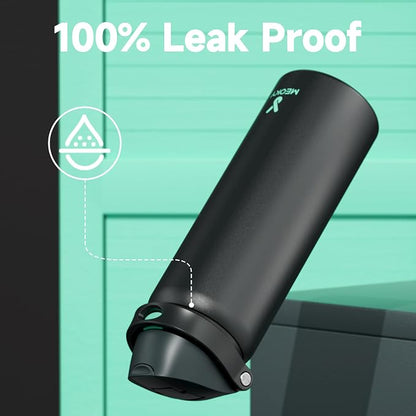 32 oz Insulated Water Bottle for Sports: Meoky Stainless Steel Water Bottle - Image 5