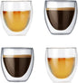 Gmark Espresso Cups Shot Glass 2.7- Ounce Coffee Set of 4 by Gmark