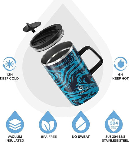 Ideus 16 oz Insulated Stainless Steel Coffee Mug - Image 2