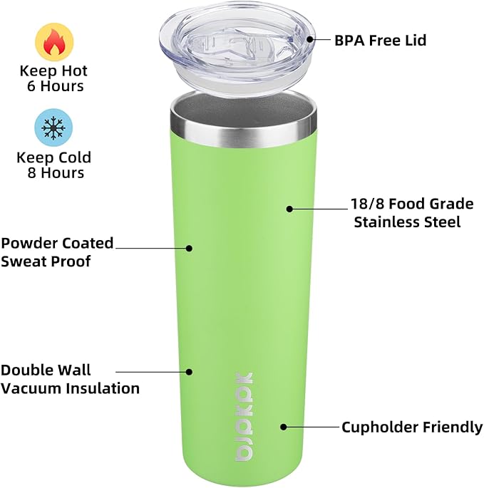 BJPKPK 20 oz 2 Pack Skinny Tumbler - Image 2