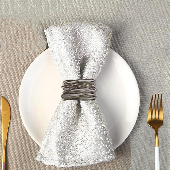 Black Napkin Rings - Image 3