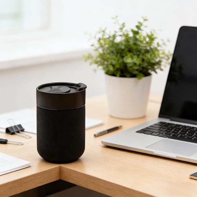 Single‑Wall Ceramic Travel Mug - Image 2