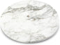 Koville 16'' Marble Lazy Susan Marble Turntable for Kitchen Dinning, Lazy Susans Organizer for Cabinet, Serving Rotation Spinning Tabletop Organizer Swiveling, Spice Rack Storage(Arabescato White)