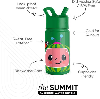Simple Modern CoComelon Kids Water Bottle & Toddler Cup | 14oz | Insulated - Image 2