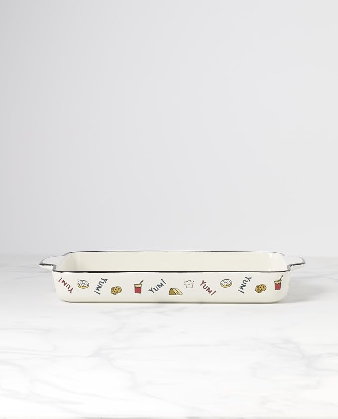 Lenox Chef Snoopy Stoneware Rectangular Baking Dish | Durable everyday use | 13 - Image 3