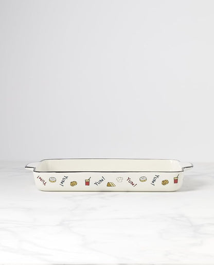 Lenox Chef Snoopy Stoneware Rectangular Baking Dish | Durable everyday use | 13 - Image 3