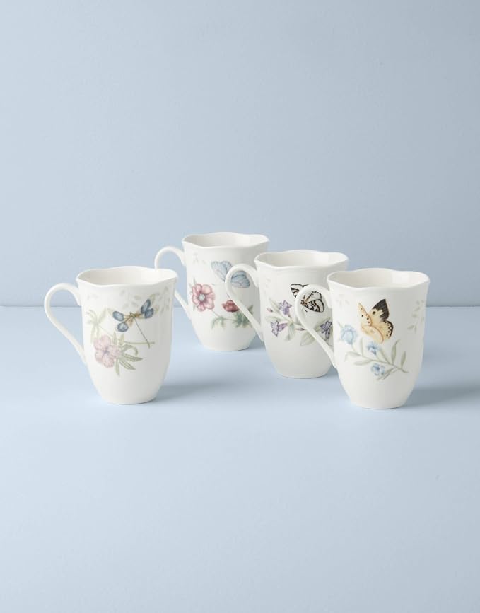 Lenox Butterfly Meadow Porcelain Mug Set - Image 4