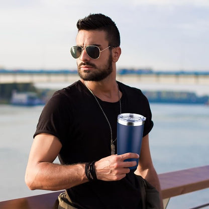 MEZMUT 20oz Insulated Tumbler Travel Coffee Mug - Image 7