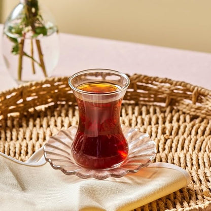 Karaca Luna 12-Piece Turkish Tea Cups - Image 10