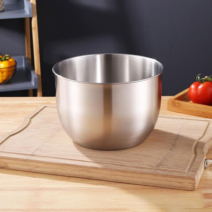 Yardwe 3 Quart Stainless Steel Egg Mixing Bowl - Image 7