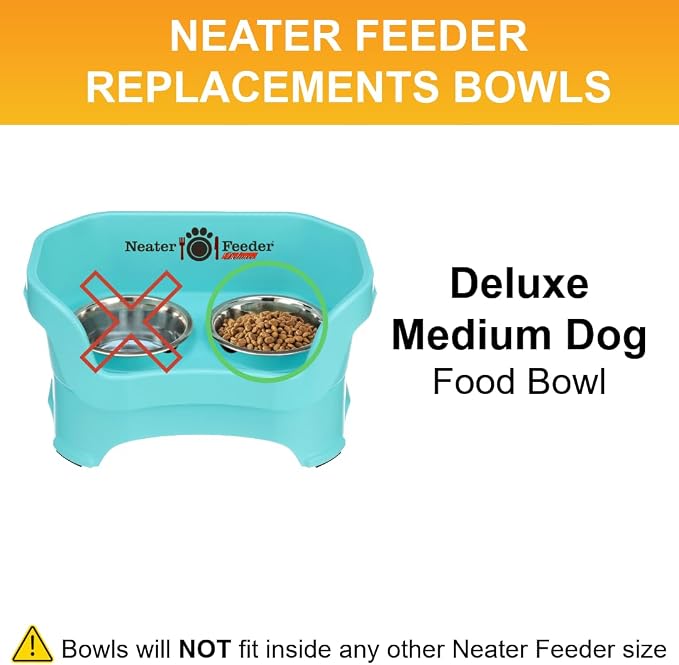 Neater Pet Brands 3.5 Cup Stainless Steel Dog Bowls, 1 Single Neater Feeder - Image 4