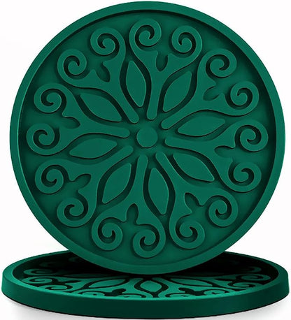 Silicone Coasters for Drinks, Resistant Reusable Drink Coasters-Great Gift for by Unknown