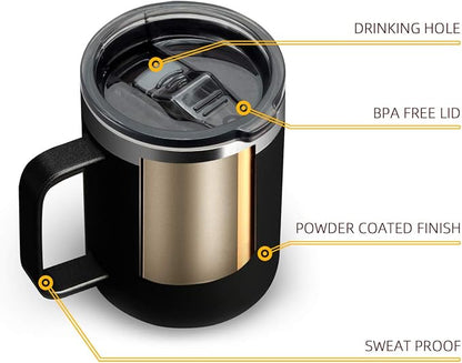 12 oz Insulated Travel Coffee Mug - Image 5