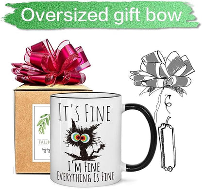 FALJIOK Funny Cat Coffee Mug Gifts - Image 5