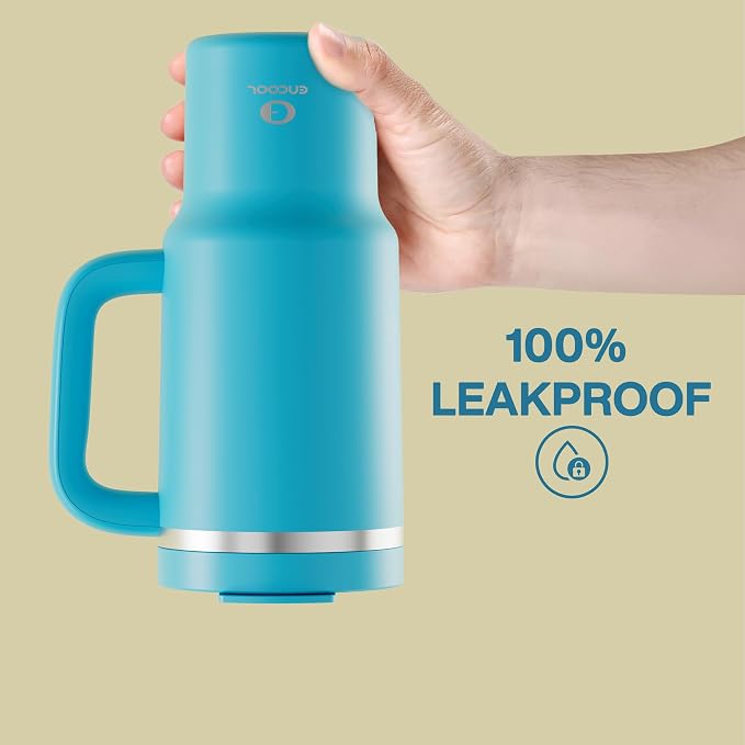 32 oz Tumbler with Handle and Straw: Stainless Steel Insulated Tumbler Keeps - Image 5