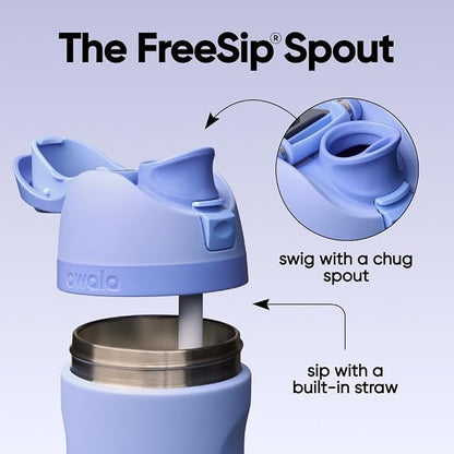 Owala FreeSip Kids Stainless Steel Water Bottle 16 oz Out of the Blue - Image 3
