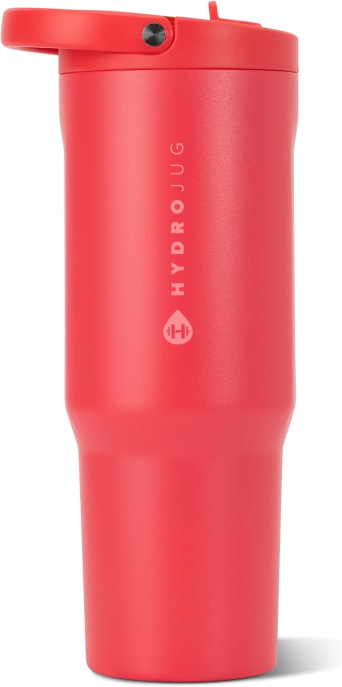 HydroJug Sport 40 oz Insulated Stainless Steel Water Bottle, Fruit Punch by Hydrojug