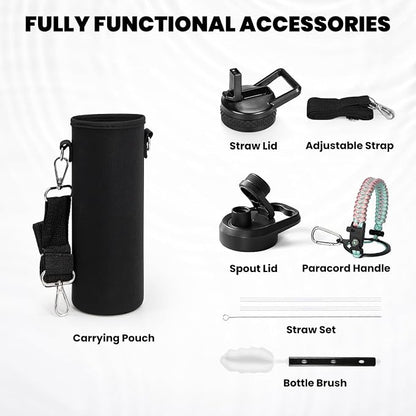 RAYMYLO Insulated Water Bottle 20 oz, Triple Wall Vacuum Stainless Steel | - Image 6