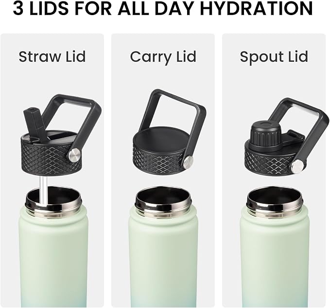 Konokyo 22 oz Insulated Stainless Steel Water Bottle - Image 4