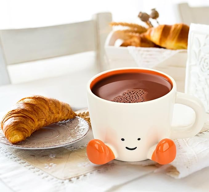 Coffee Mugs, Cute funny Mug For Women, 12.8oz/380ml Unique Ceramic Coffee Tea - Image 4