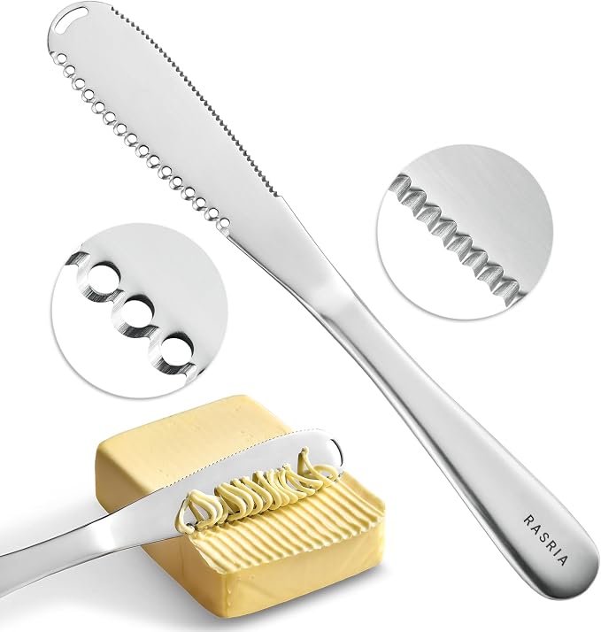 3-in-1 Stainless Steel Butter Knife by RASRIA
