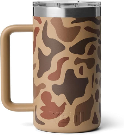 YETI Rambler 24 oz Ceramic Lined Stackable Mug 2.0, Vacuum Insulated, Stainless - Image 5