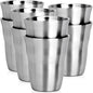 Beasea Stainless Steel Cups 8.8 oz, 8 Pack Small Stainless Steel Tumbler Bulk by Beasea