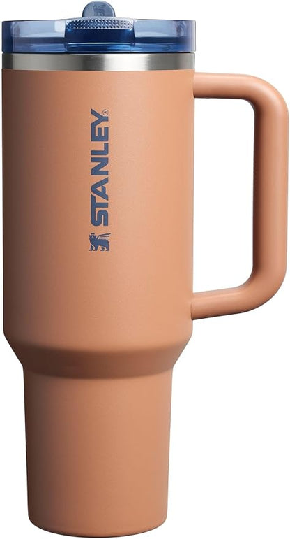 STANLEY Quencher ProTour Flipstraw Tumbler, 40 oz, Toast VRT | Built-In Straw & by Unknown