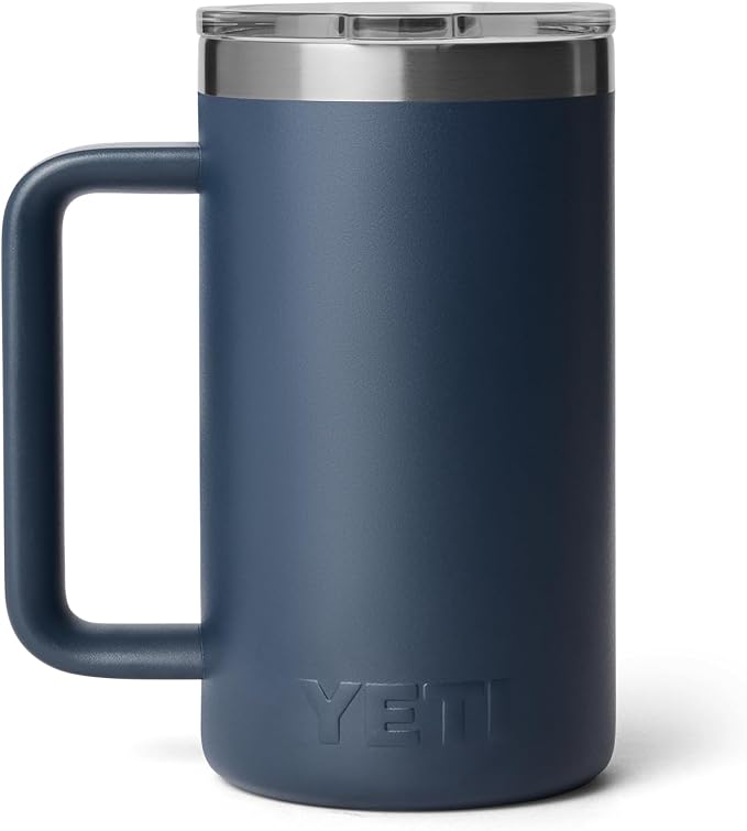 YETI Rambler 24 oz Ceramic Lined Stackable Mug 2.0, Vacuum Insulated, Stainless - Image 3