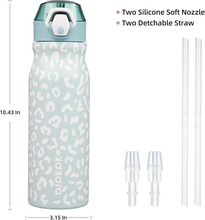 BJPKPK 25 oz Insulated Water Bottle, Stainless Steel Flask | Leak Proof Locking - Image 4