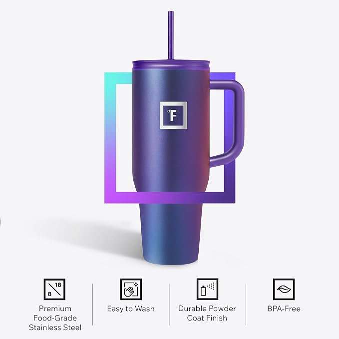 IRON °FLASK 40 oz Co-Pilot Insulated Travel Mug | Insulated Travel Mug - Image 5