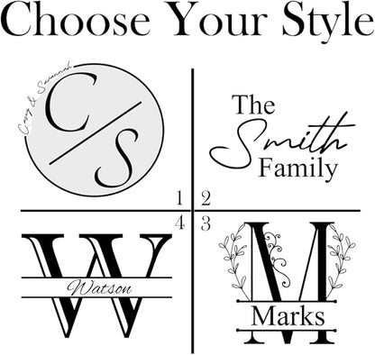 Custom Engraved Personalized Stone Coaster (Set of 4), Custom Wedding Gifts, Home Decor, Bar Table Decor, Drink Slate Coaster Set