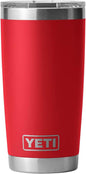 YETI Rambler 20 oz Stainless Steel Vacuum Insulated Tumbler w/MagSlider Lid by YETI