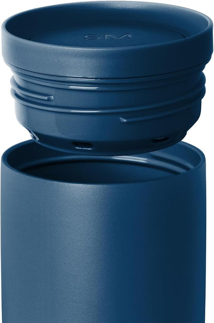 Simple Modern Insulated Travel Coffee Mug 360° Lid | 16oz | Blue | Voyager - Image 3