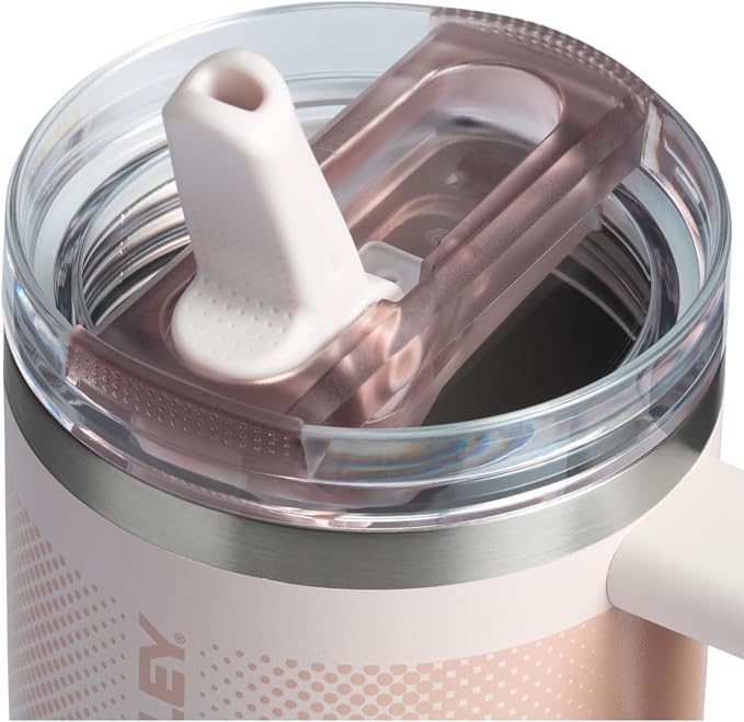 STANLEY Quencher ProTour Flipstraw Tumbler, 20 oz, Rose Quartz - Image 2