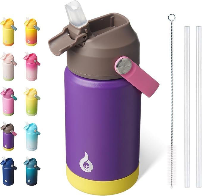 BJPKPK 12oz Insulated Water Bottle, Stainless Steel Bottle by BJPKPK